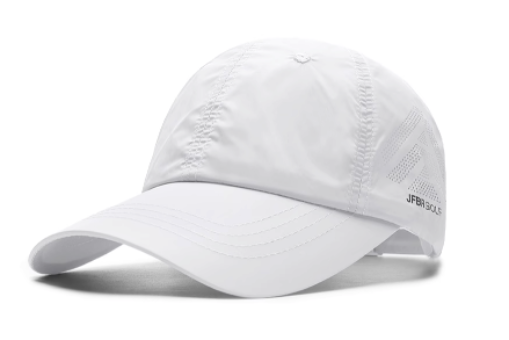 夏季白色高尔夫球帽男超薄款运动防晒帽户外